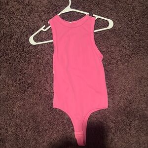 Pink bodysuit